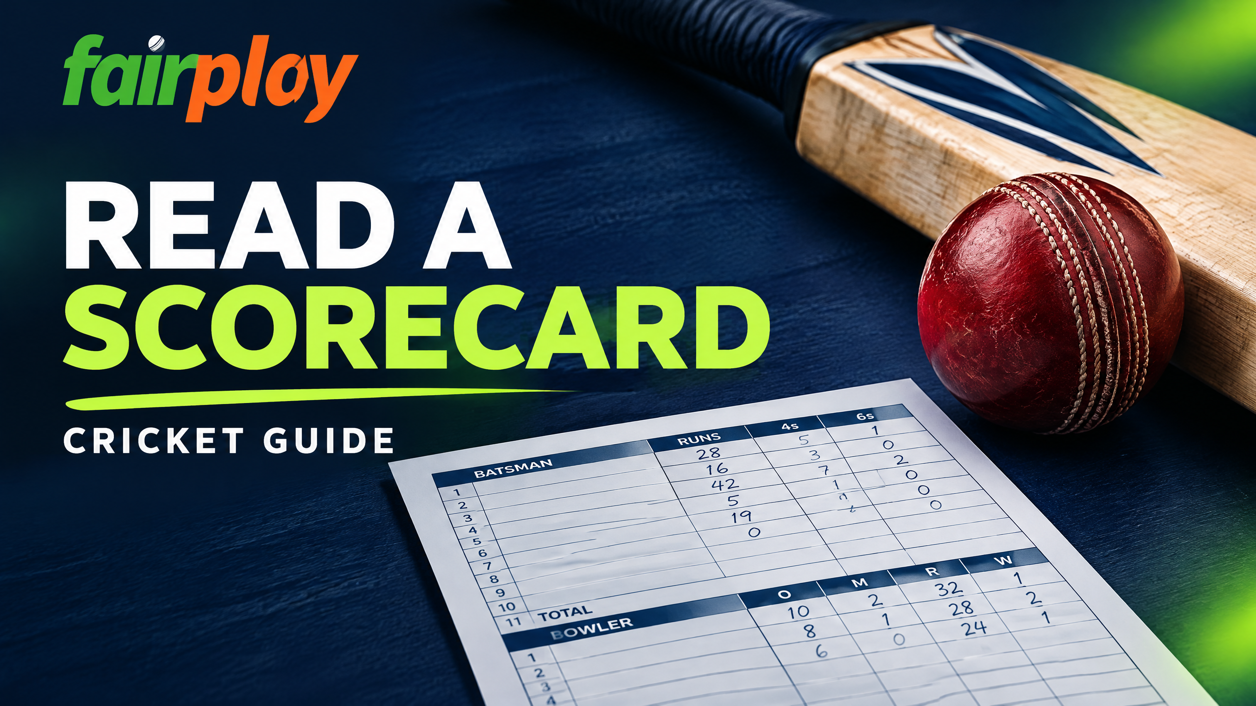 How to Read a Cricket Scorecard