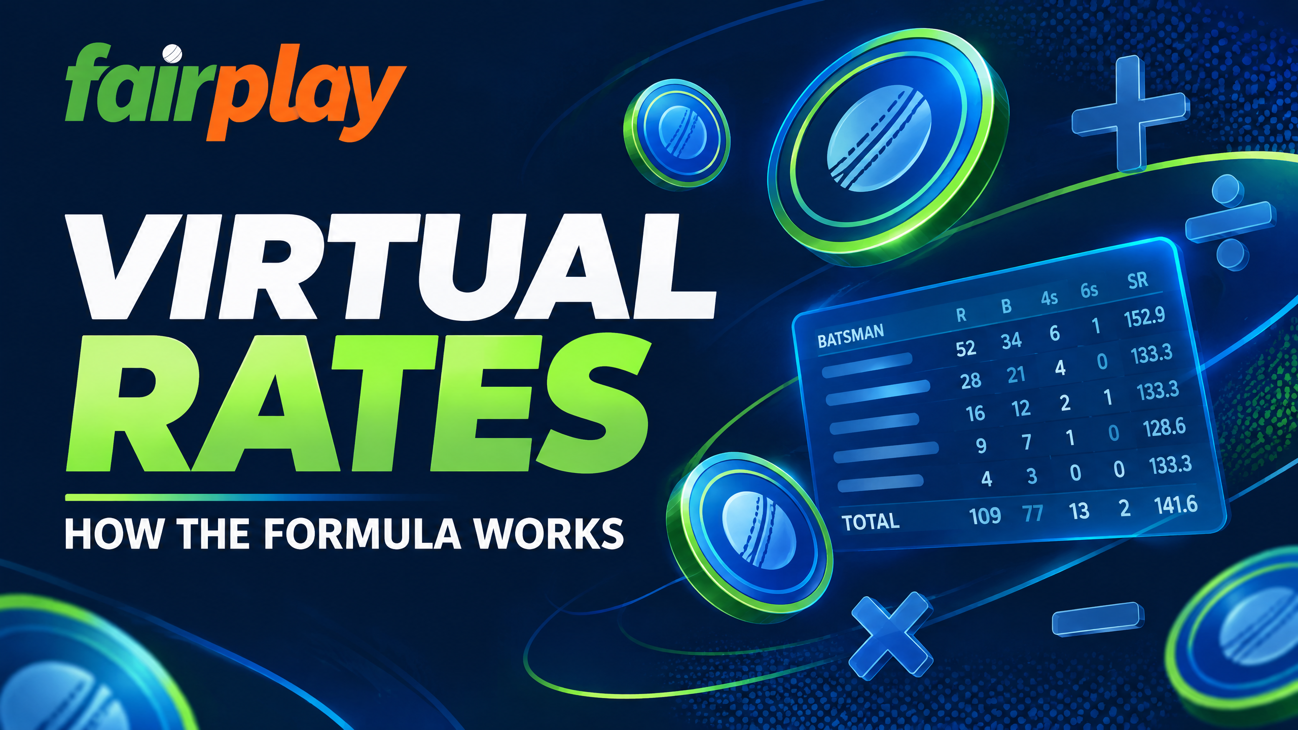 Fair Play Virtual Rates Formula Guide